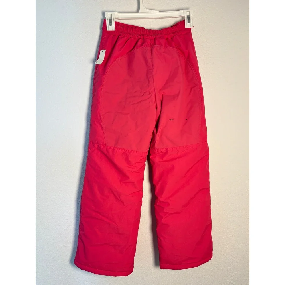 Amazon Essentials Kids‎ Pink Insulated Snow Pants Winter Ski Bibs Size M 8